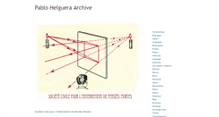 Desktop Screenshot of pablohelguera.net